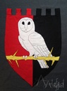 Banner in shield shape