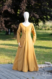 Robe 14e siècle à laçage